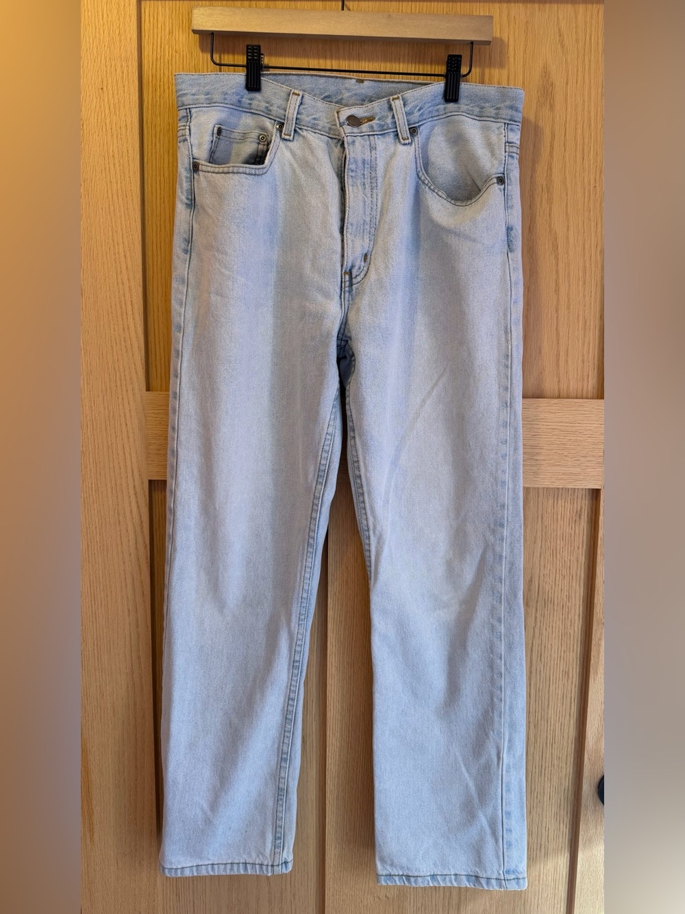 George Pale Blue Straight Leg Jeans